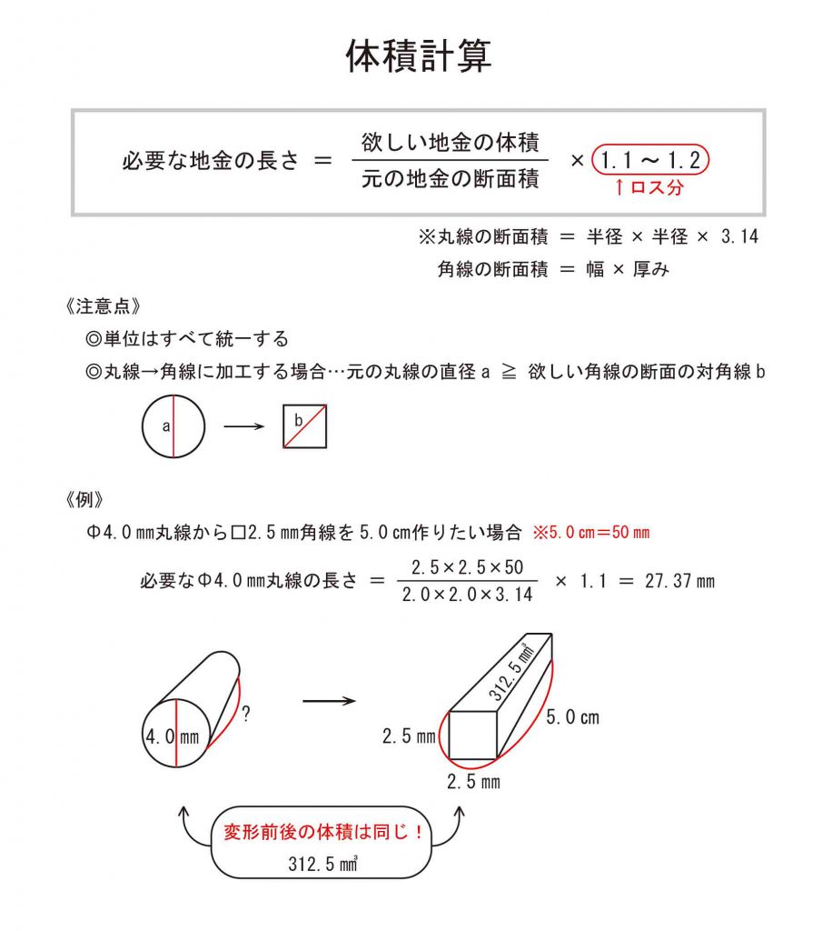 地金計算で地金の無駄を減らしましょう るつぼの日々